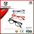 CLASSIC hotselling gelée couleur design de mode étudiant acétate faits à la main lunettes lunettes optiques lunettes lunettes